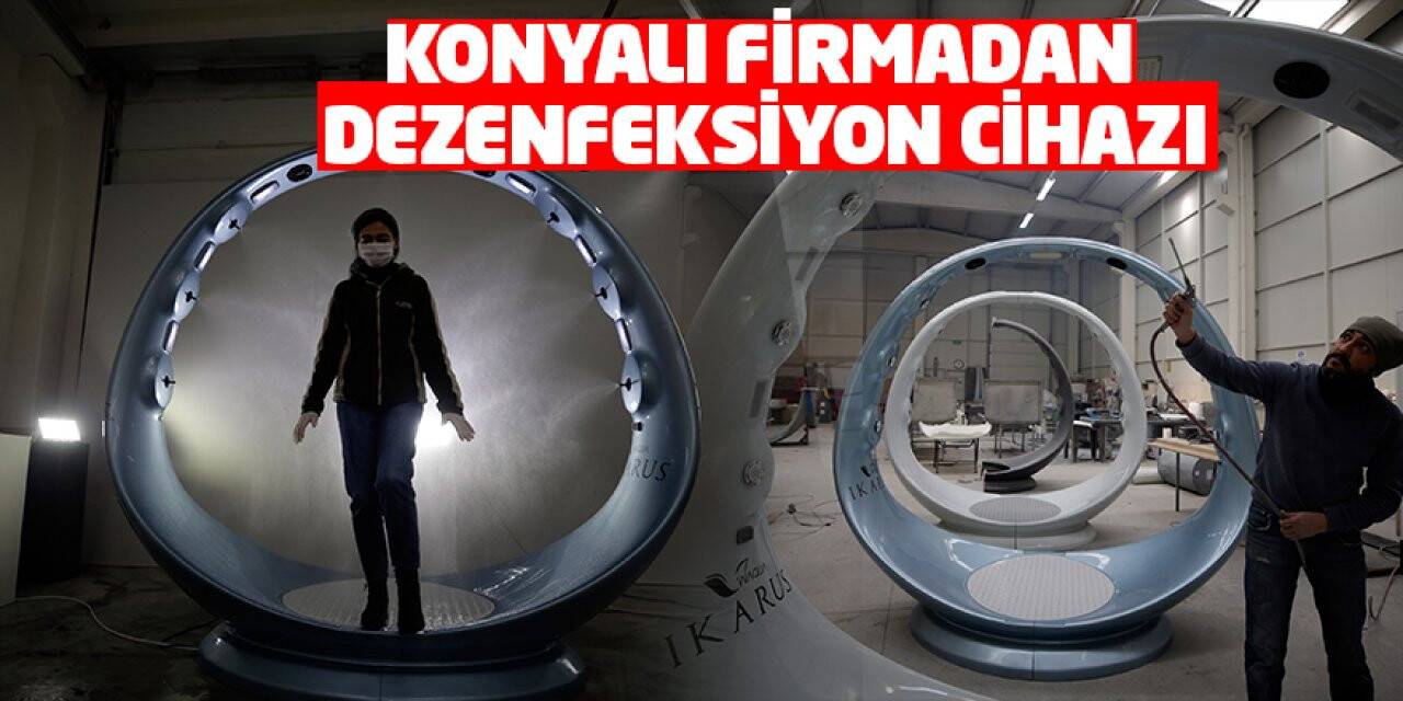 Konyalı Firmadan Dezenfeksiyon Cihazı