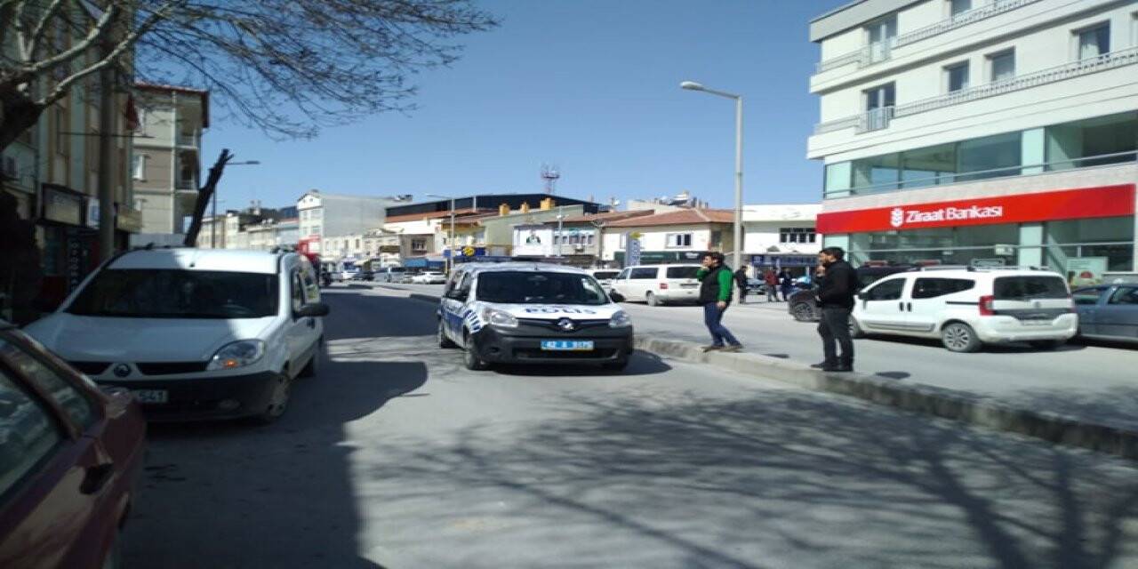 Karapınar'da Koronavirüs Yasağına Uymayan Kişiye İşlem Yapıldı