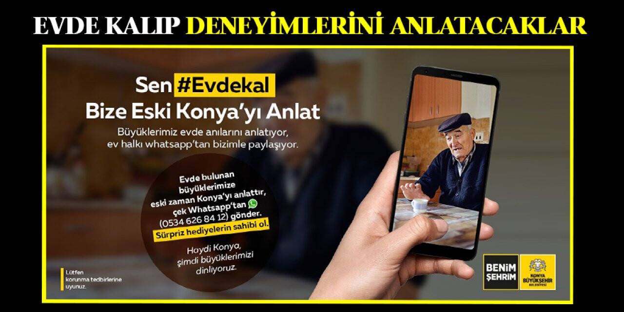 Evde kalıp deneyimlerini anlatacaklar