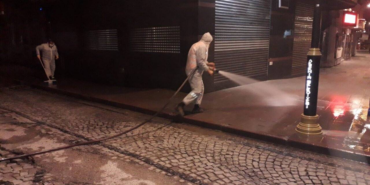 Akşehir dezenfekte ediliyor