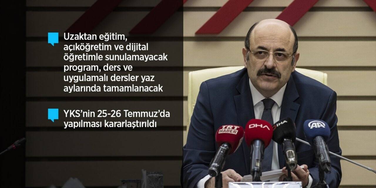 Yök Başkanı Saraç: Üniversitelerde Bahar Döneminde Yüz Yüze Eğitim Yapılmayacak