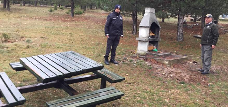 Piknik alanları denetlendi