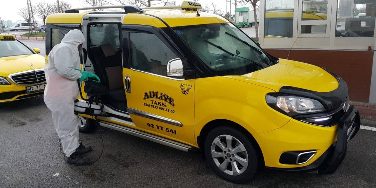 Konya Büyükşehir'den dezenfeksiyon hizmeti