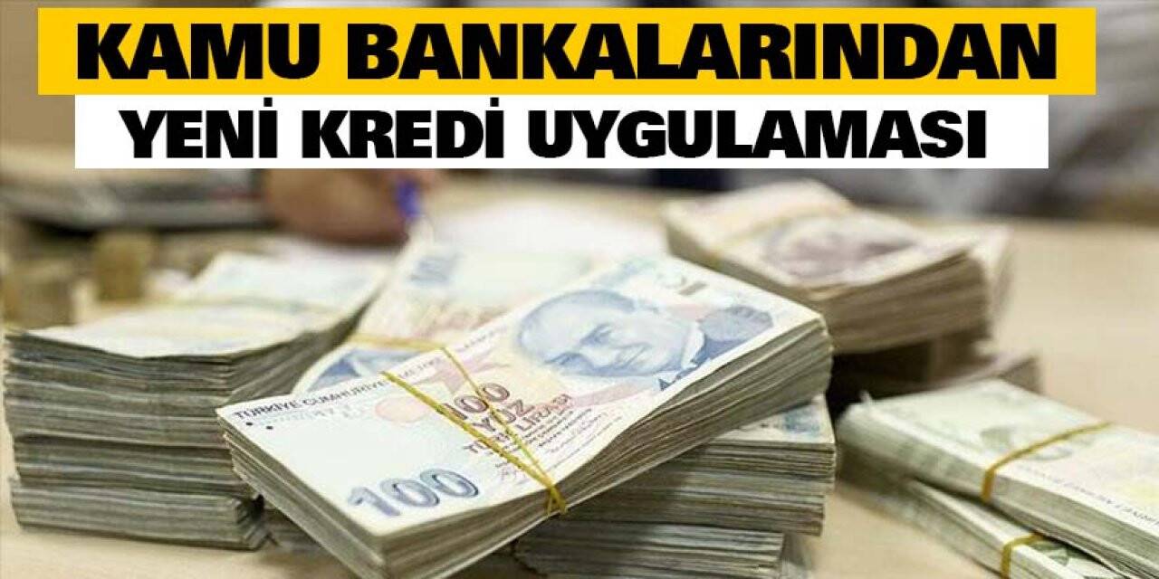 Kamu Bankalarından Yeni Kredi Uygulaması