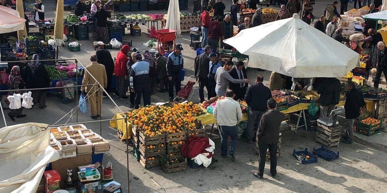 Hüyük'te halk pazarının kurulması iki hafta süreyle yasaklandı