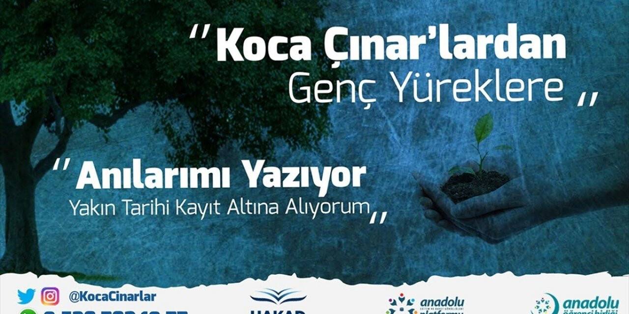 Türkiye'nin Çınarları Anılarını Gençler İçin Paylaşacak