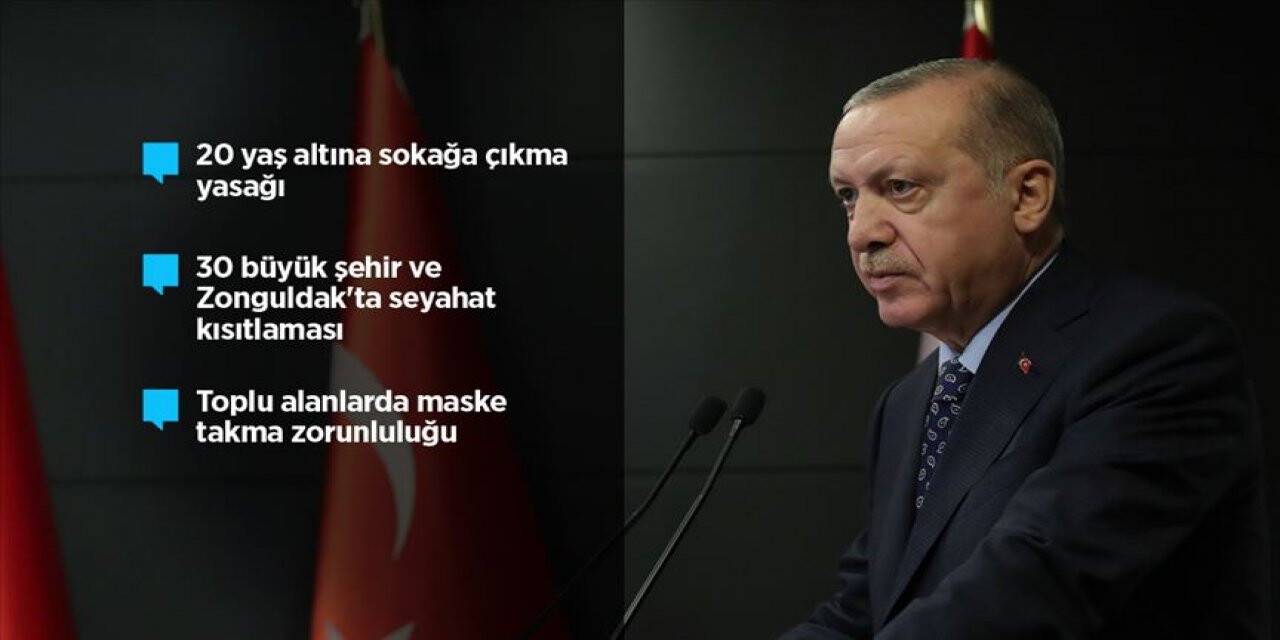20 yaş altına sokağa çıkma yasağı getirildi
