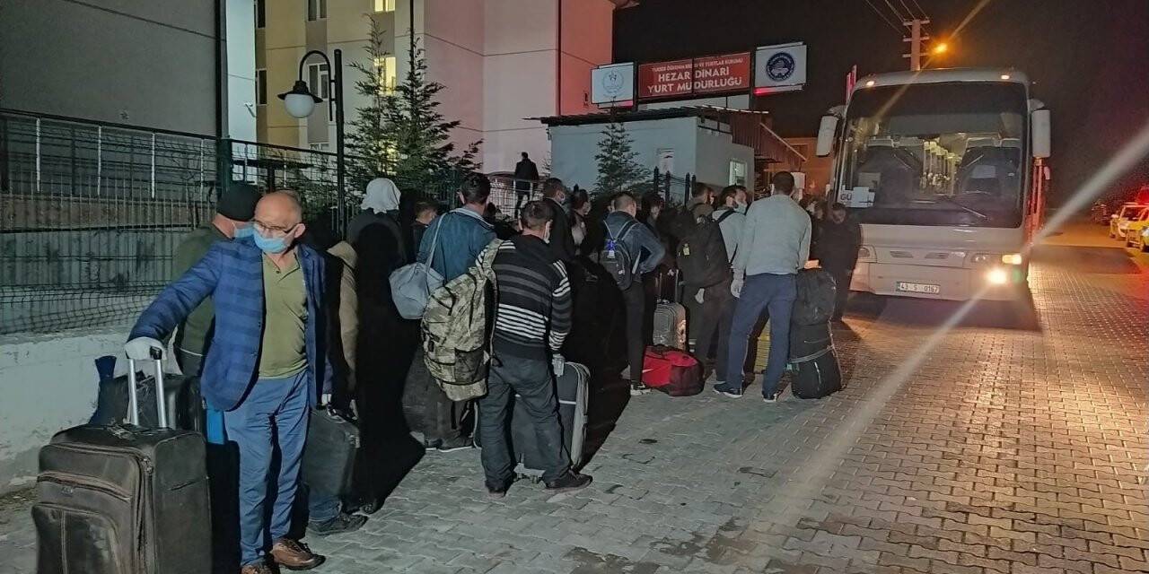 Irak'tan Yurda Getirilen 334 Türk İşçi Kütahya'da Yurda Yerleştirildi