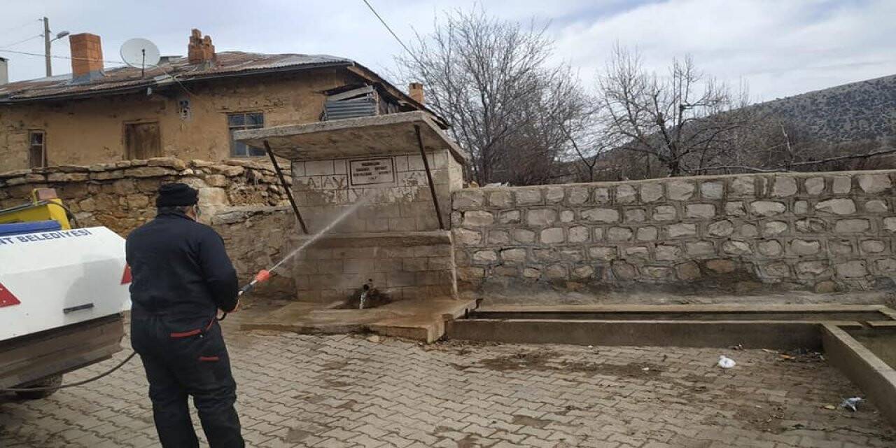 Derbent'te Dezenfekte Çalışmaları Sürüyor