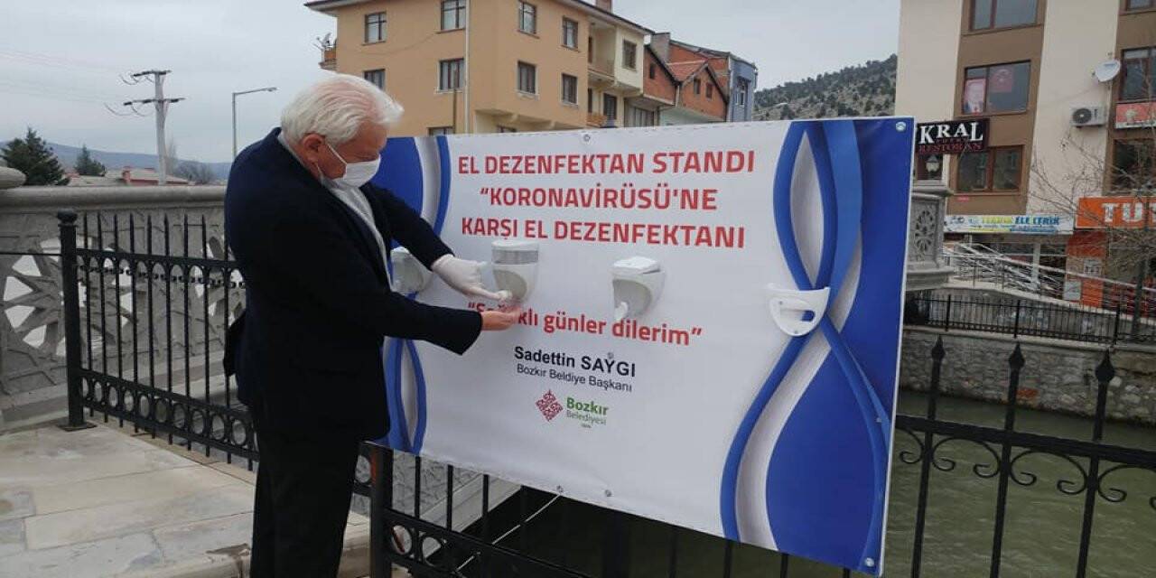 Bozkır'da Kovid-19 İle Mücadele Çalışmaları Sürüyor