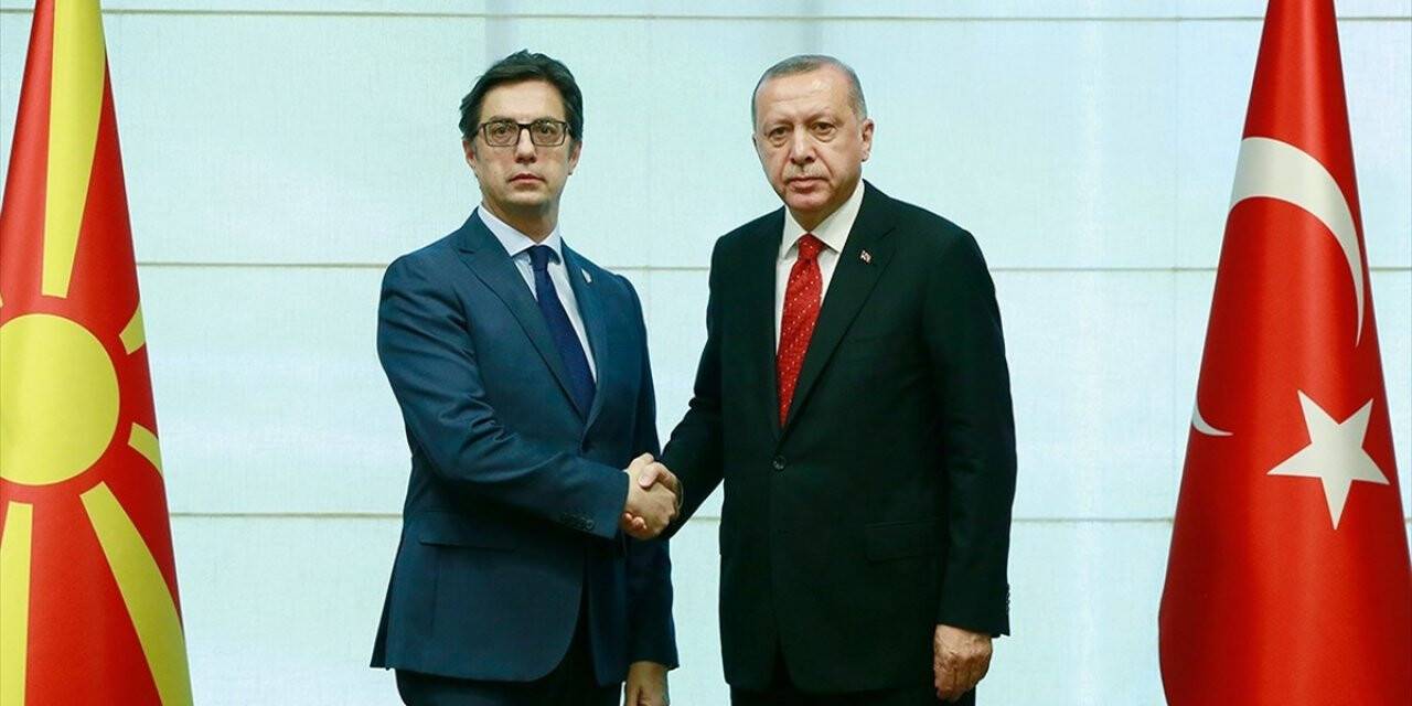 Cumhurbaşkanı Erdoğan İle Kuzey Makedonya Cumhurbaşkanı Pendarovski Telefonda Görüştü