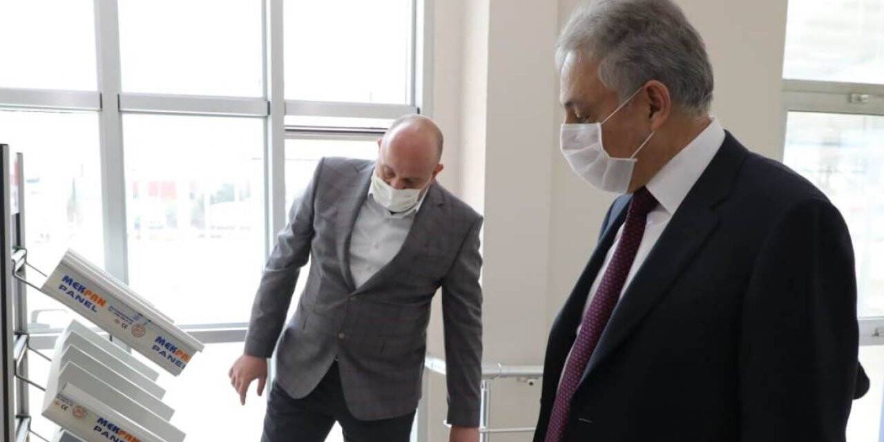 Vali Toprak’tan, Mekpan’a ziyaret