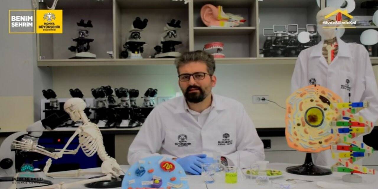 Konya Büyükşehir Belediyesi'nden "evde Bilimle Kal" Temalı Videolar