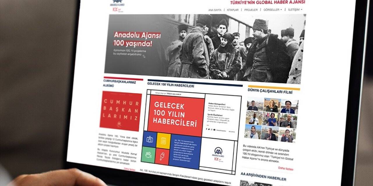 Aa'nın 100. Yıl Projelerini İçeren İnternet Sitesi Açıldı
