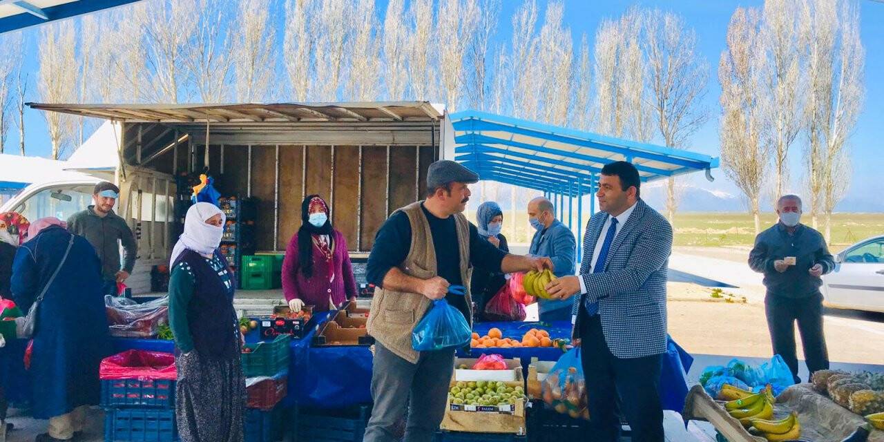 Yalıhüyük Kaymakamı Kılınç, Pazarcı Esnafını Ziyareti