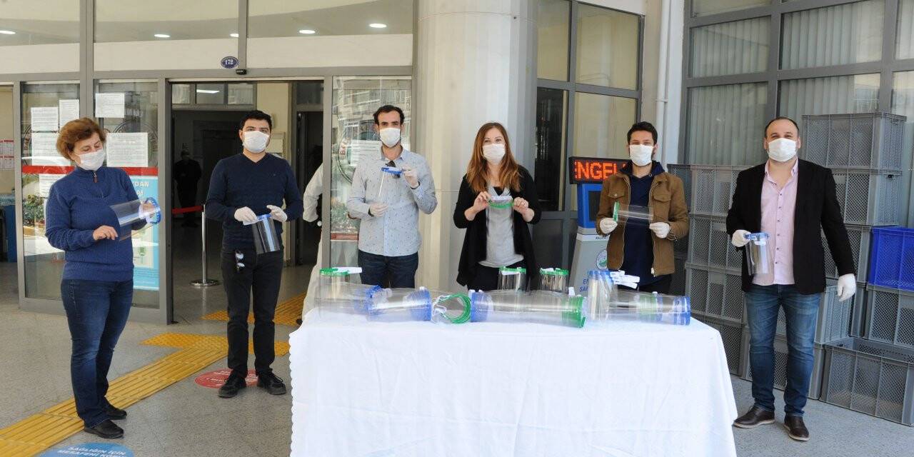 Balçova Belediyesi siperli maske üretmeye başladı