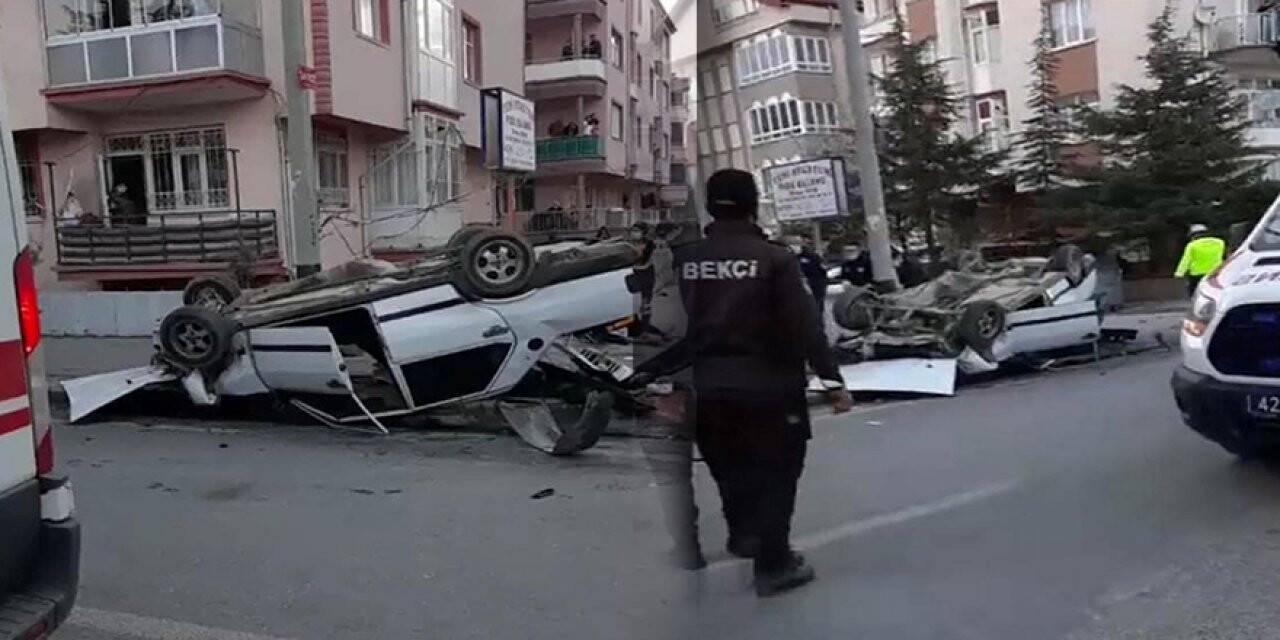 Konya’da trafik kazası: 4 yaralı