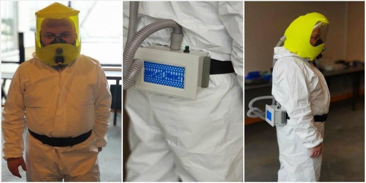 Sağlıkçılara steril havayla solunum yapma imkanı sağlayacak cihaz geliştirildi
