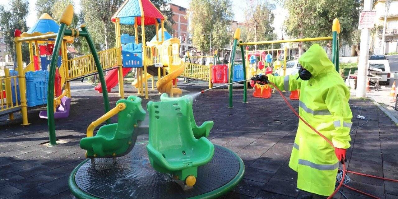 Bayraklı’da Dezenfekte Seferberliği Sürüyor