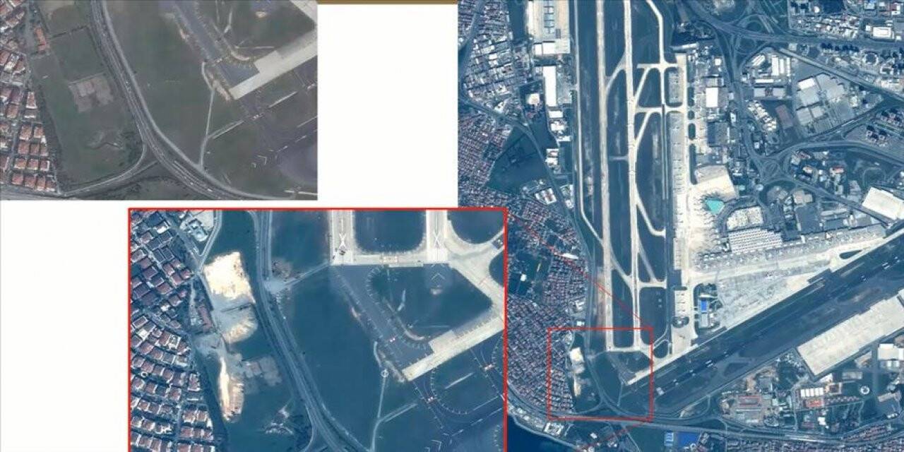 Türkiye'nin Kovid-19 Sonrası Boş Kalan Meydanları Uzaydan Görüntülendi