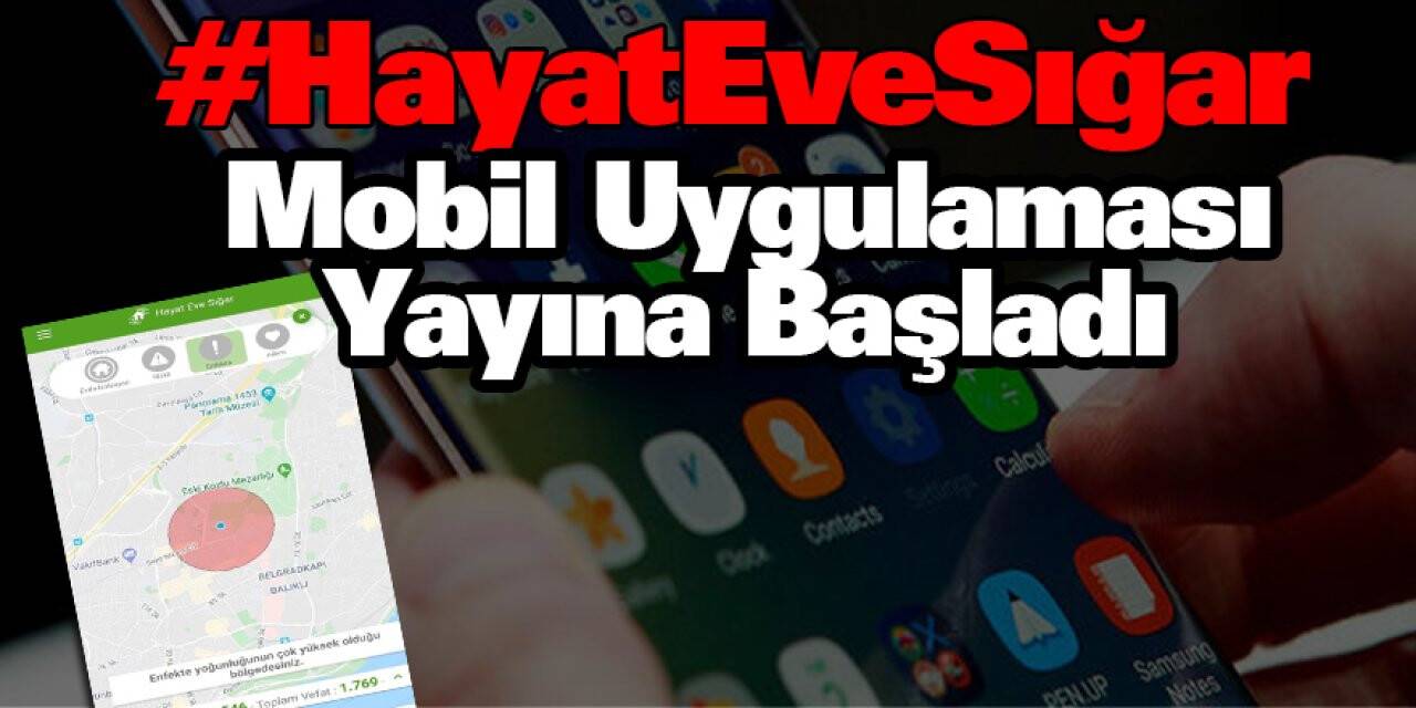 'HayatEveSığar' Mobil Uygulaması Yayına Başladı