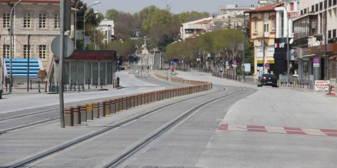 Konya’da sokaklar boş kaldı