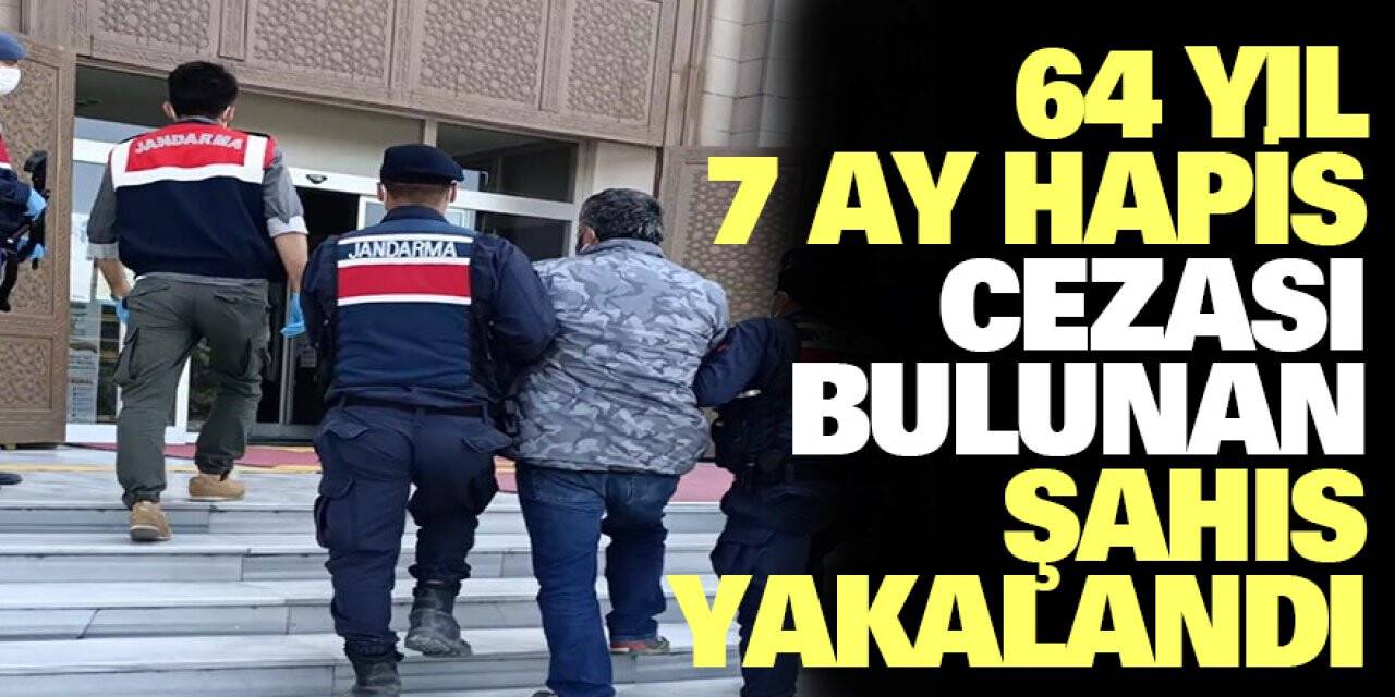 Konyada'da 64 Yıl 7 Ay Hapis Cezası Bulunan Şahıs Yakalandı