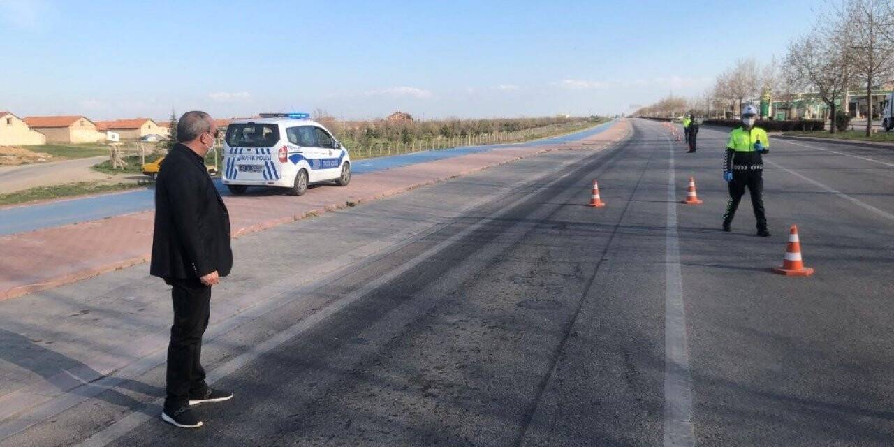 Konya Emniyet Müdürü Aydın, Kontrol Noktalarını Denetledi
