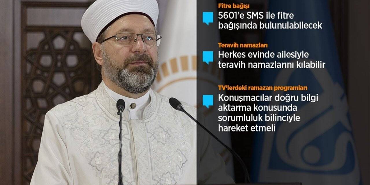 Diyanet İşleri Başkanı Erbaş'tan 'kan Bağışı' Çağrısı