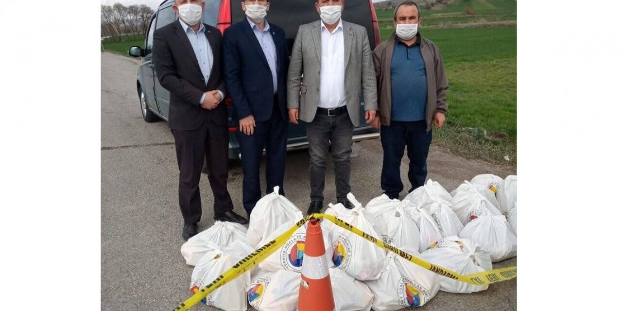 Beyşehir’de Dar Gelirli İhtiyaç Sahibi Ailelere Gıda Yardımı