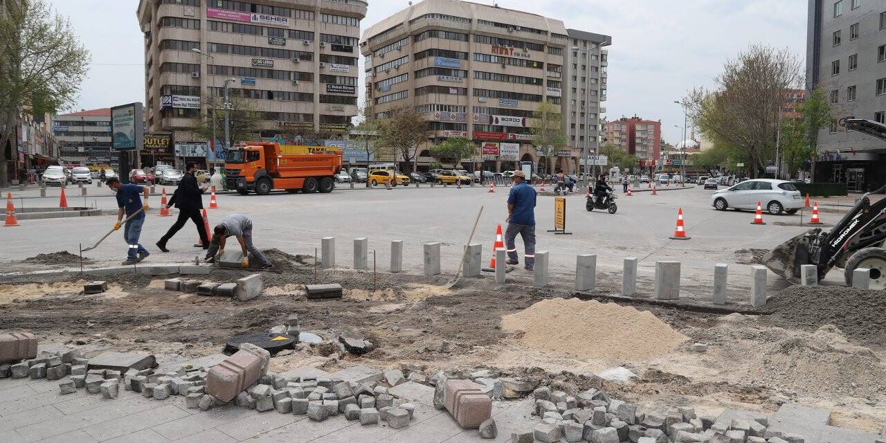 Konya'da Kavşaklarda Düzenleme Yapılıyor