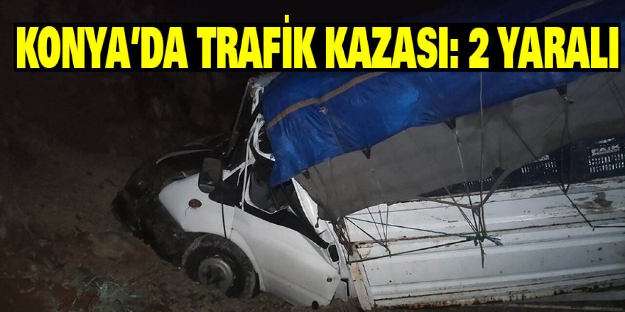 Konya'da Trafik Kazası: 2 Yaralı