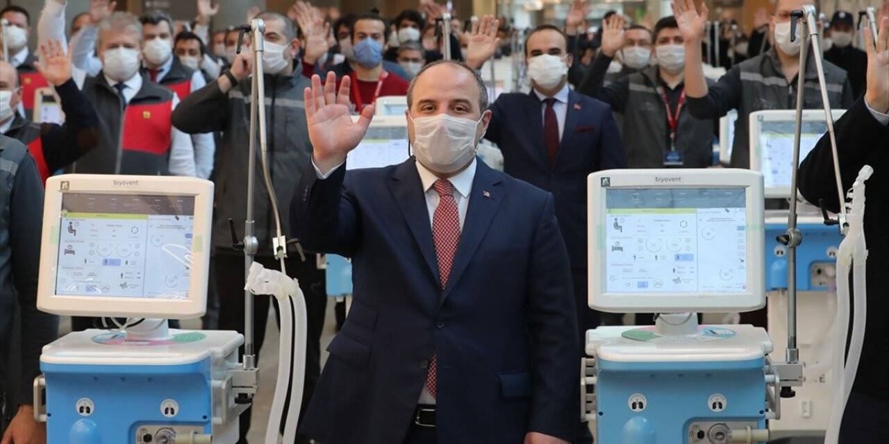 Bakan Varank Yerli Yoğun Bakım Solunum Cihazının Üretim Sürecini Anlattı