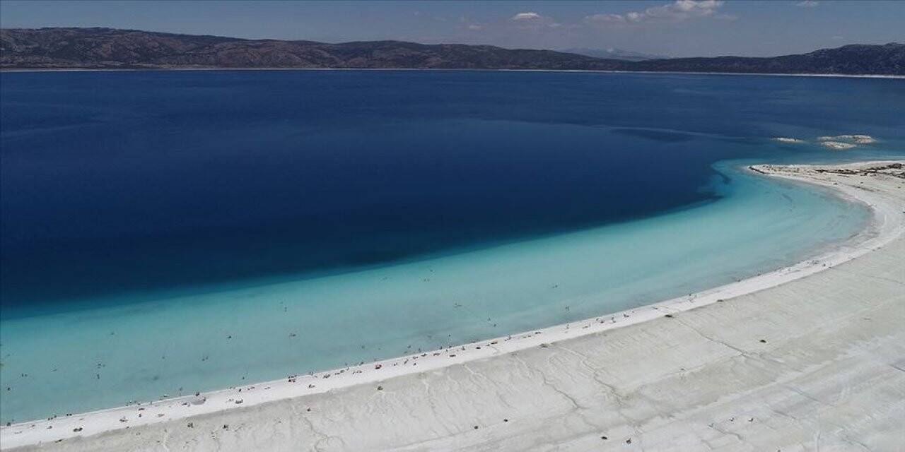 Salda Gölü'nden canlı yayın başladı