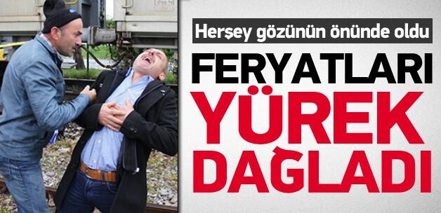 Babası gözü önünde trenin altında can verdi