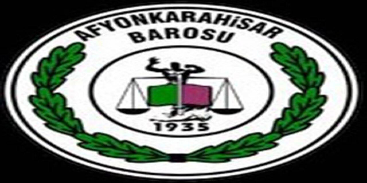 Afyonkarahisar Barosu, Kovid-19 salgını sonrası adalet hizmetleri için önerilerde bulundu