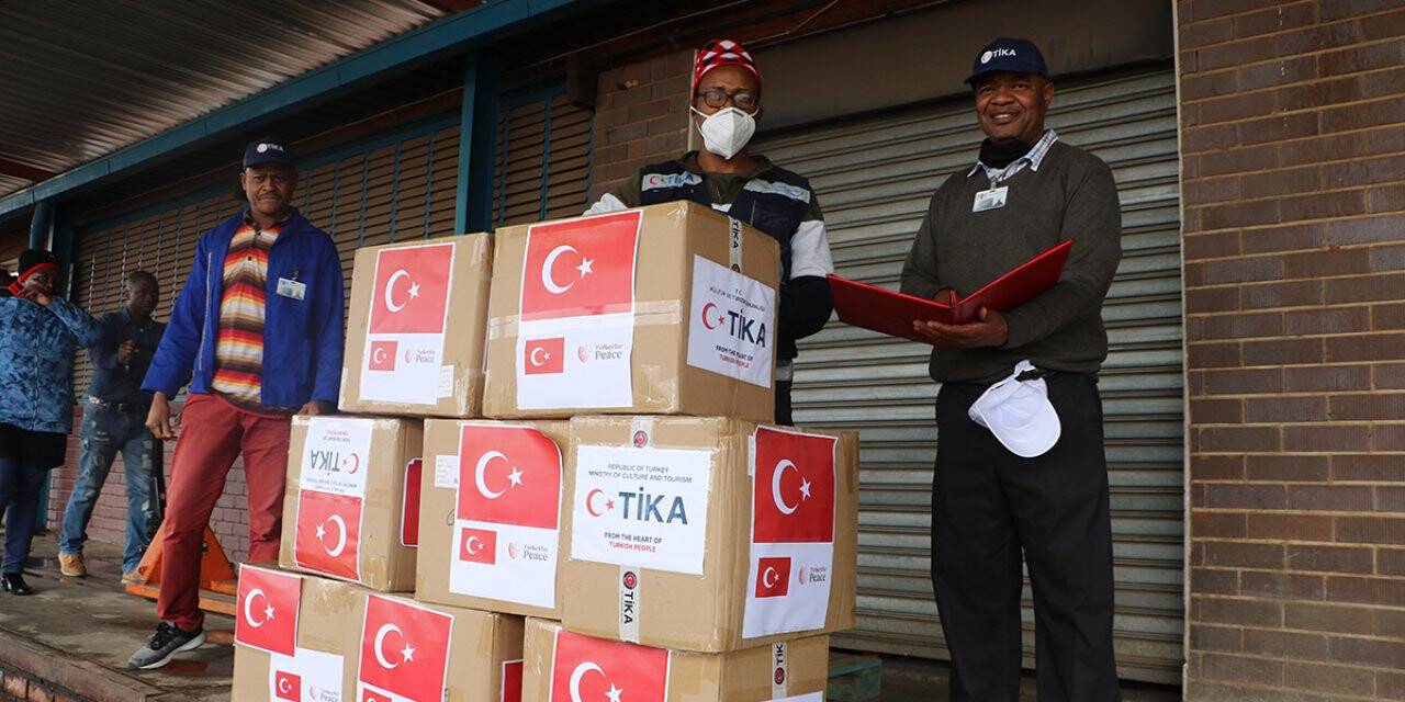 TİKA'dan Güney Afrika'nın Kovid-19'la mücadelesine destek