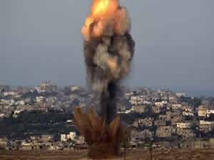 İsrail'den Gazze'ye Hava Saldırısı