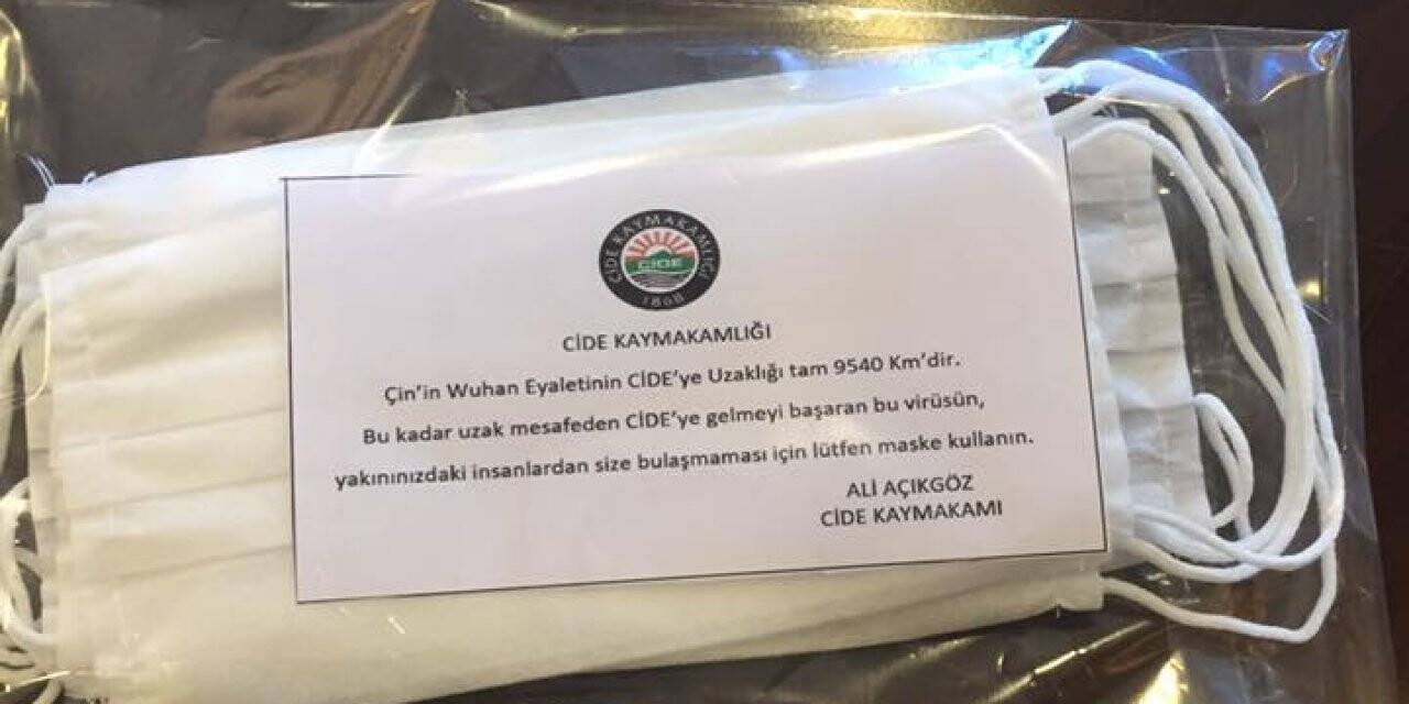 "Vefalı kadınlar"ın ürettiği maskeler köylere ulaştırılıyor