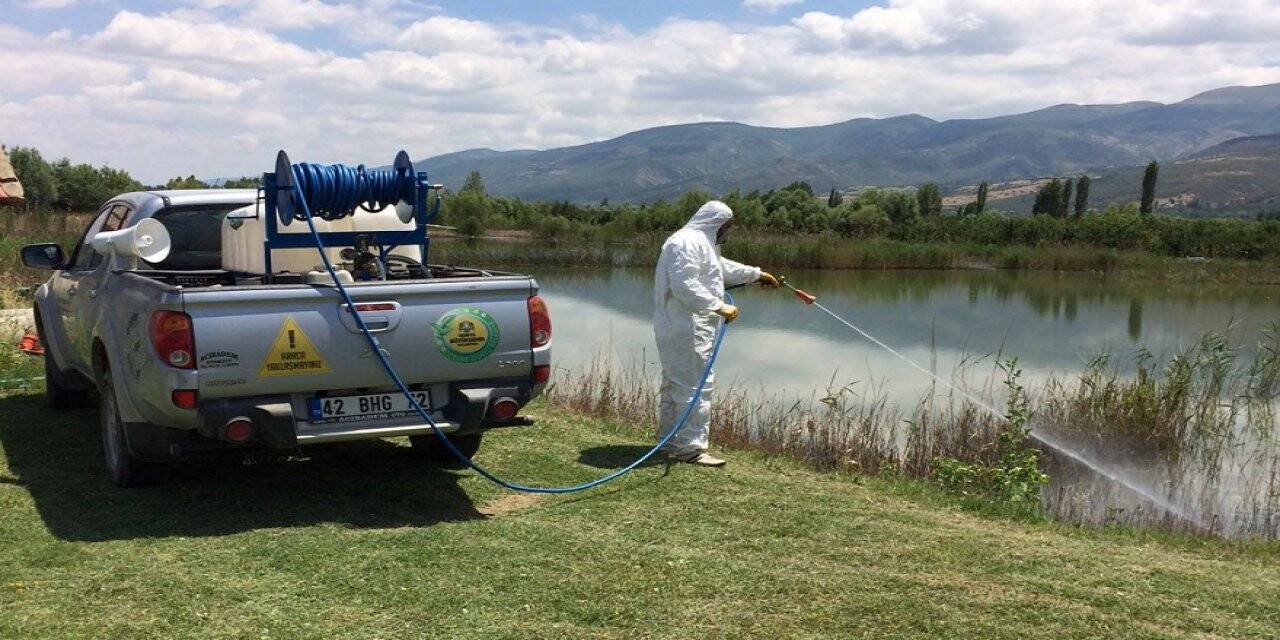 Konya Büyükşehir Belediyesi 31 ilçede haşereyle mücadele çalışması yapıyor