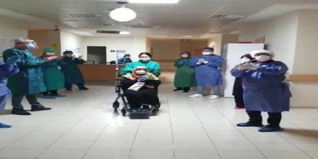 Sakarya'da doktor ile 96 yaşındaki kadın hastası koronavirüsü yendi