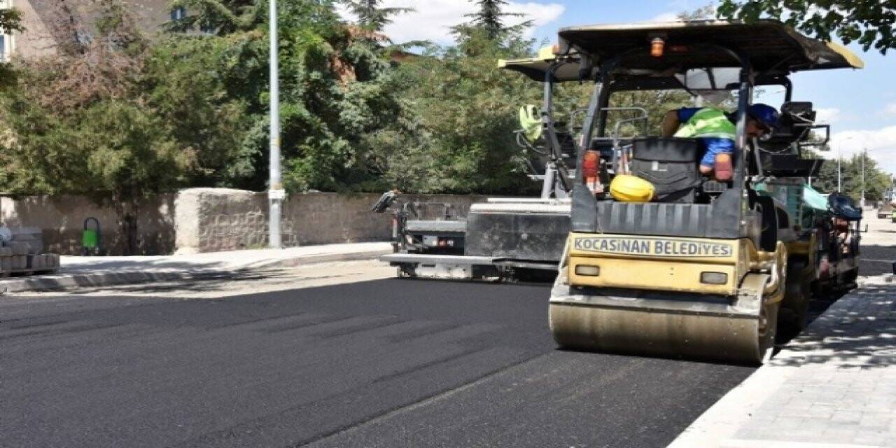 Kocasinan'da yol ve çevre düzenleme çalışmaları