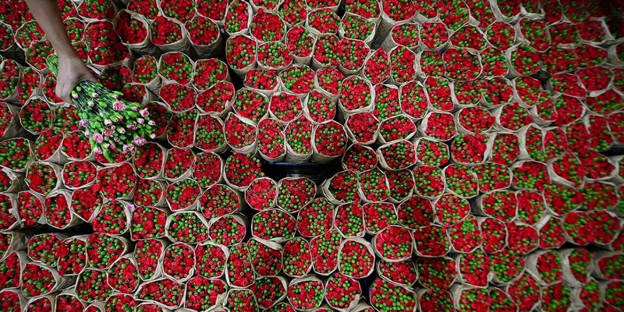 Çiçekler anneleri sevindirmek üzere yola çıktı