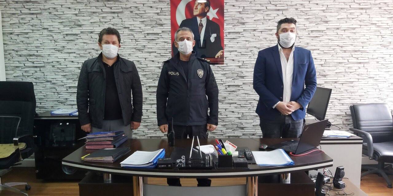 ASKON'dan polislere maske desteği