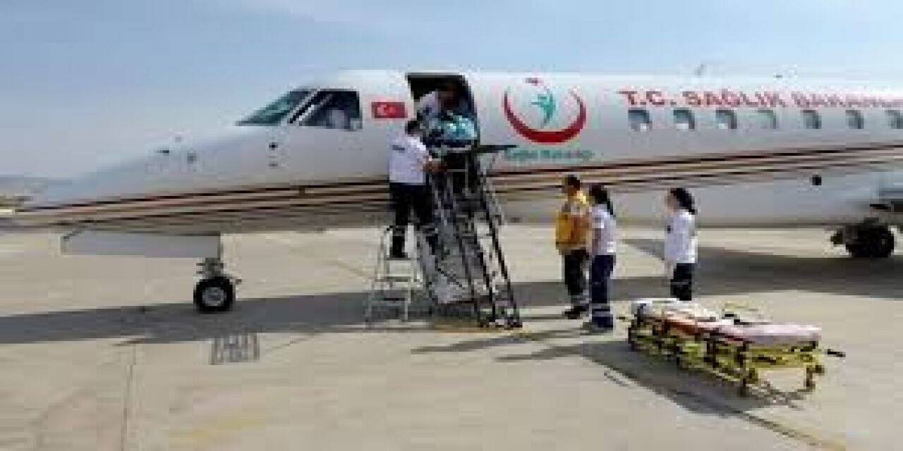 Malta'dan ambulans uçakla Türkiye'ye nakledilen hasta minnettar