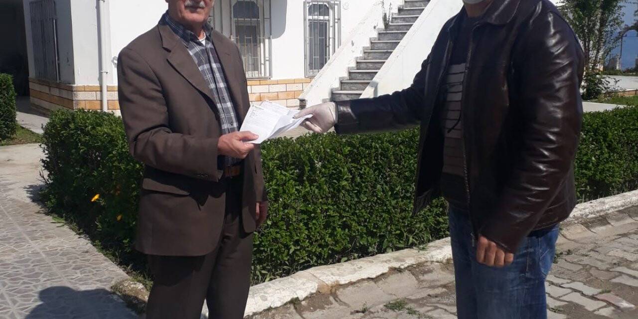 Karantinadan çıkan Cemal amcadan Milli Dayanışma Kampanyası'na destek