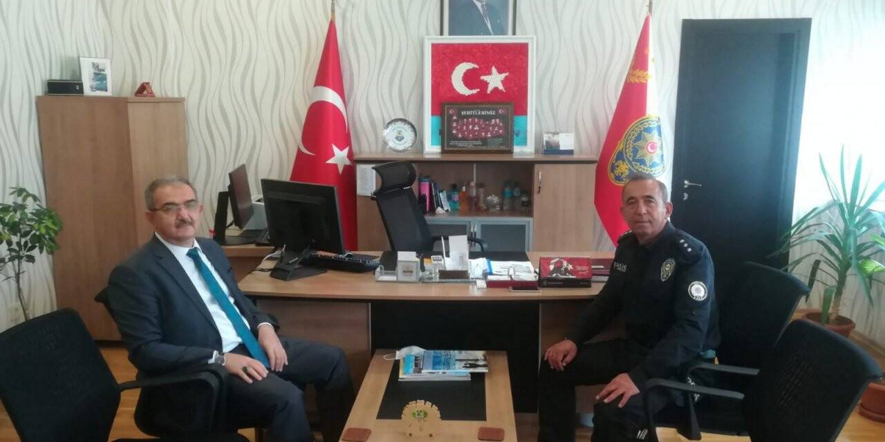 Selçuk Üniversitesi Rektörü Prof. Dr. Şahin'den Seydişehir Emniyetine ziyaret