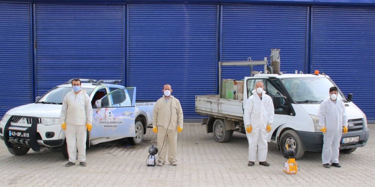 Akşehir Belediyesi ilaçlama çalışmalarına başladı