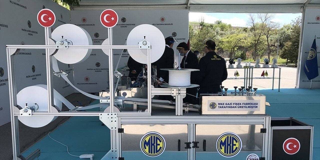 MKEK'den yerli maske üretim makinesi