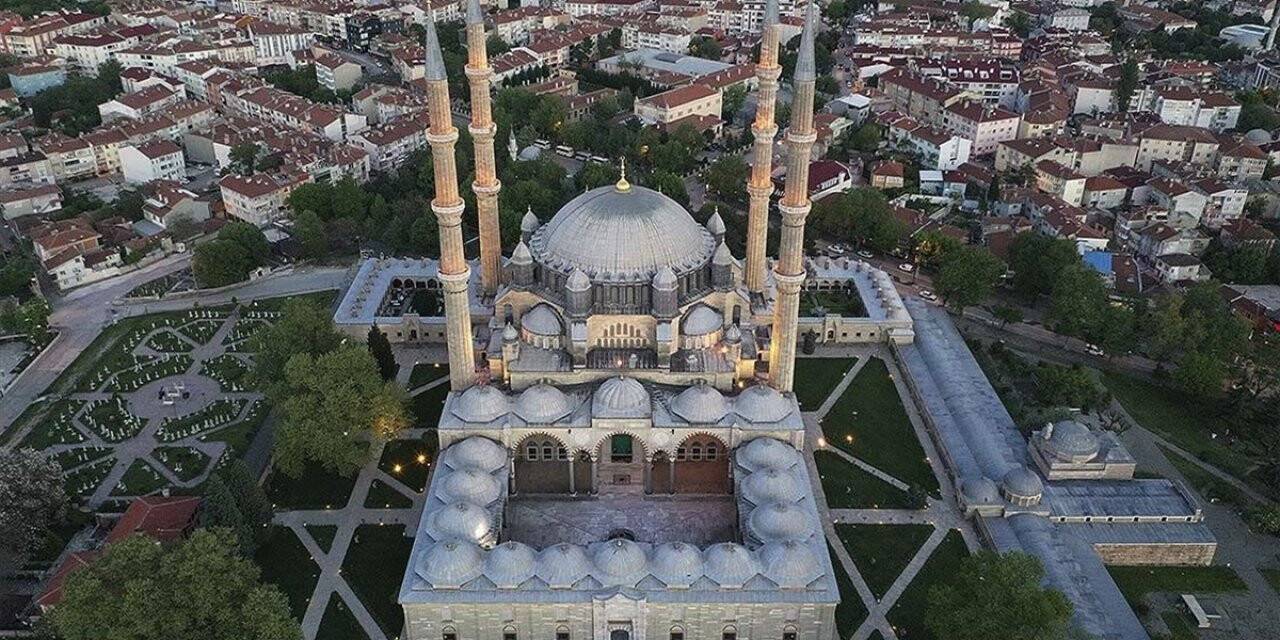 Mimar Sinan'ın 'ustalık eseri' Selimiye'de koronavirüs sakinliği